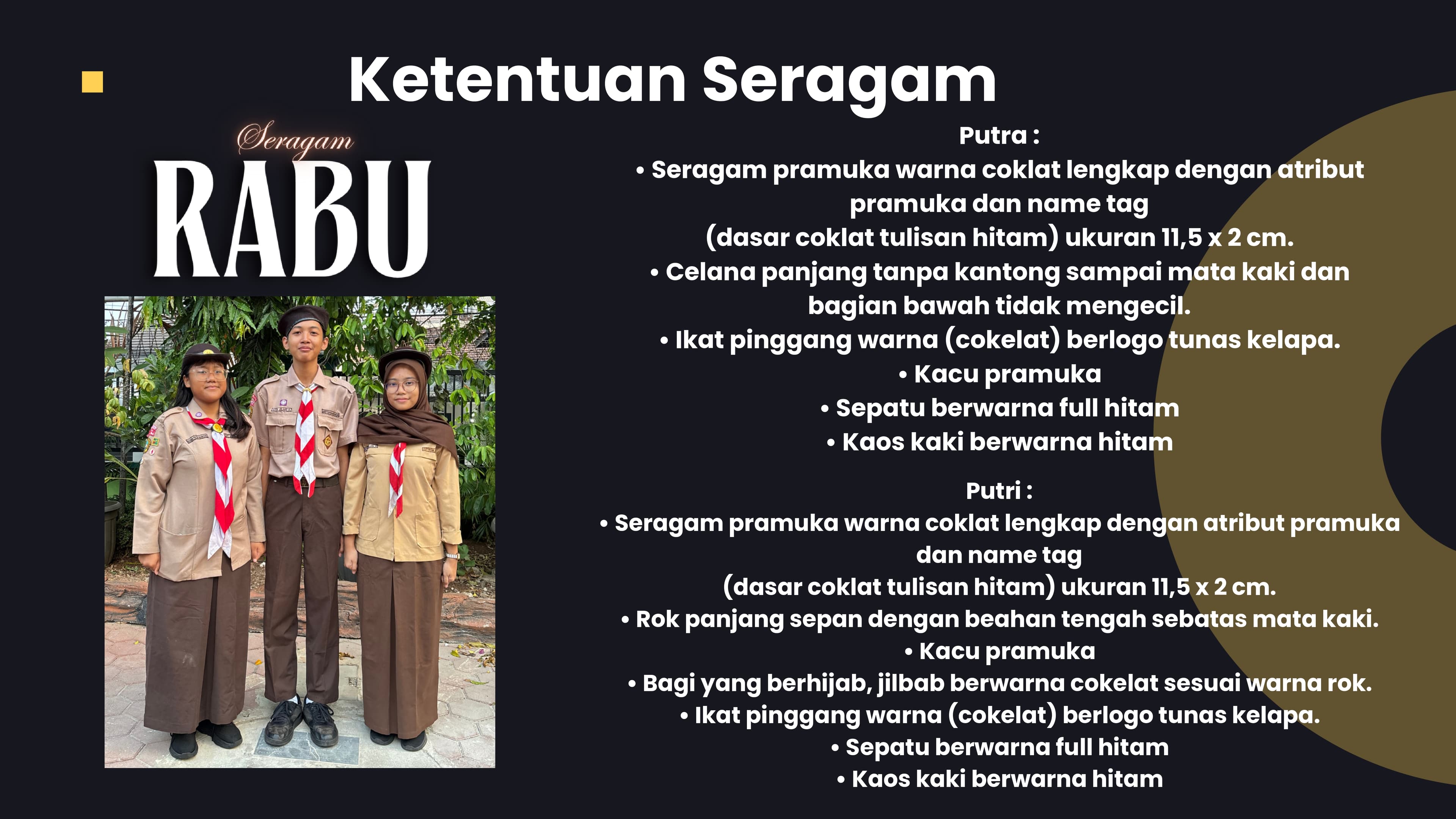 Seragam — Seragam Murid Hari Rabu